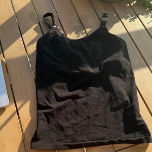 Kindred bravely pumping and nursing black tank small busty